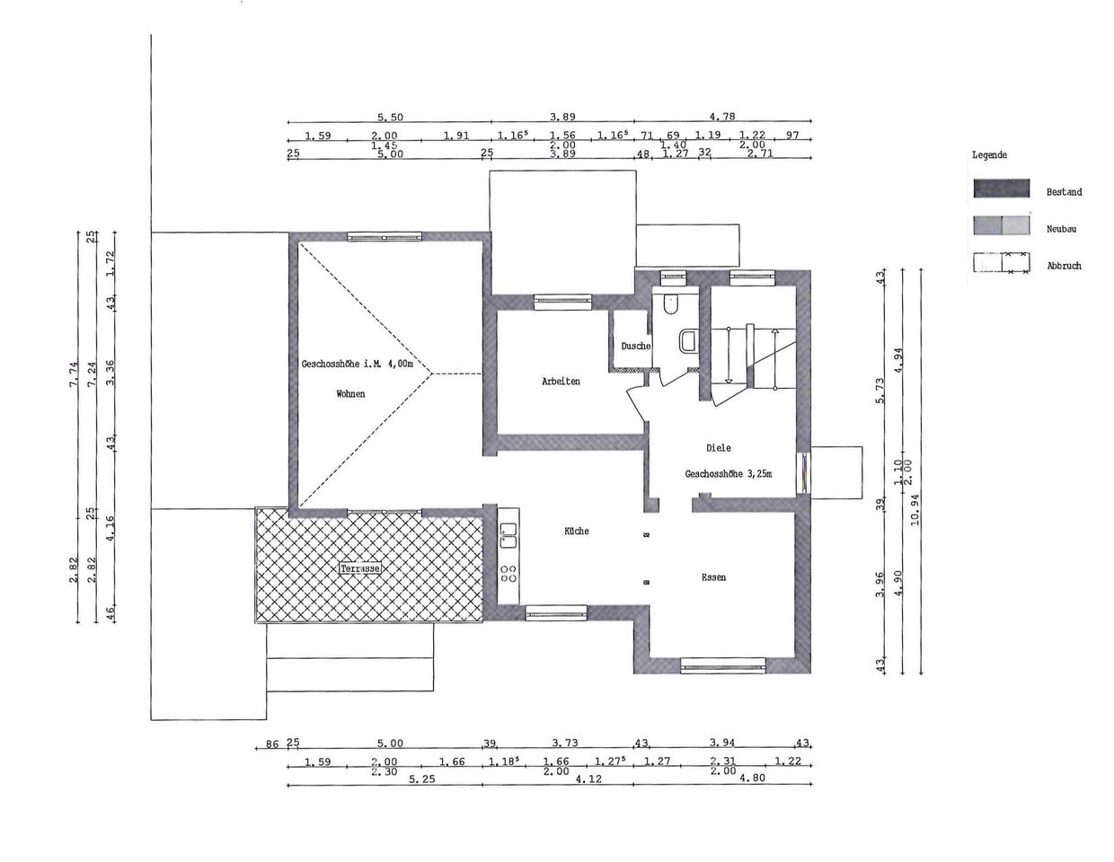 Grundriss Obergeschoss