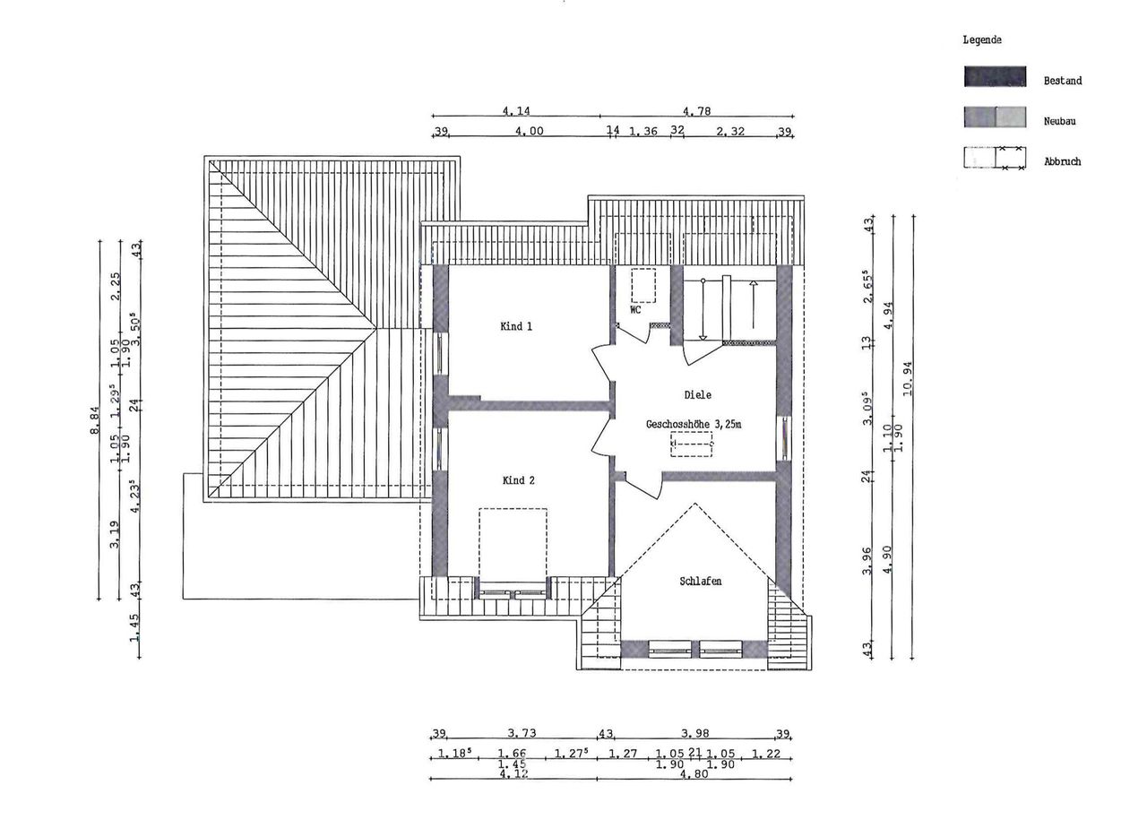 Grundriss Dachgeschoss